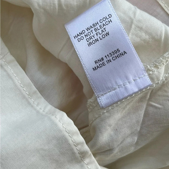 The Room Cream Floral Deep V Maxi Dress with Open Back Size Large - Picture 14 of 14